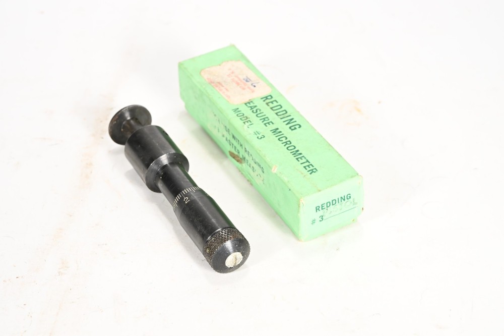 Redding Powder Measure Adjustable Micrometer Unit Fits Model 3 Powder Dispenser