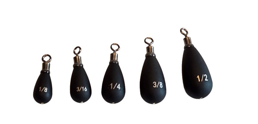 Tungsten Weights Bulk Packs Drop Shot and Flipping Weights