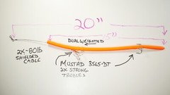 (2 Pack) Double Treble Classic Cuda Tube -Yellow, Black, Green, Orange, Pink,Mix