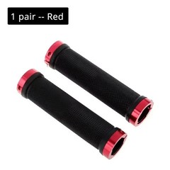 Ergonomic Rubber Bicycle Handlebar MTB Mountain Bike Grips Cycling Lock-On Ends