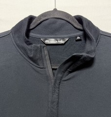 TravisMathew Quarter Zip Pullover Mens XL Black Excellent Performance Golf Layer