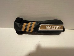 NWT Maltby Modern Classic Black/Gold Headcovers 3,4,5,6,x