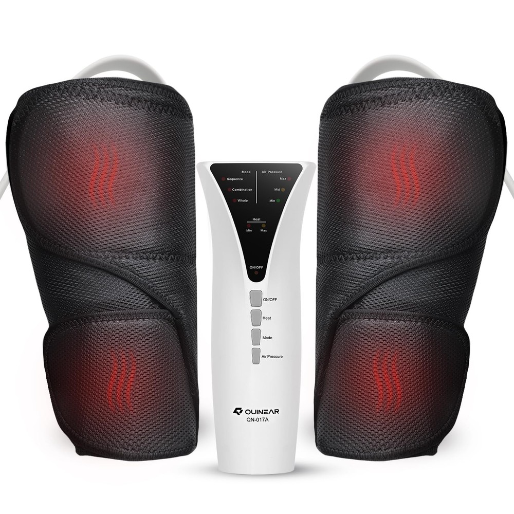 QUINEAR Leg Massager and Air Compression, Calf Massager with 3 Modes 3 Intens…