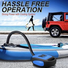 kosmegal Paddle Board Pump Electric Portable SUP Pump 20PSI 12V DC Car Connector