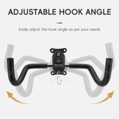 ROCKBROS Bicycle Storage Wall Mount Rack Hanger Steel Garage Space Saving Holder