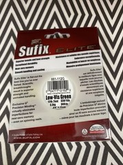 Sufix Elite Monofilament Fishing Line 12 Lb – 330 yd Spool 12lb – Low-Vis Green