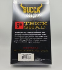 BUCCA BRAND* TRICK SHAD* 6&Prime; 1.6oz* GLIDE BAIT* GIZZARD MAGIC* NEW IN BOX