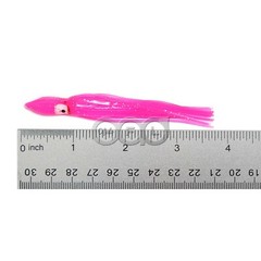 100pcs 3.5&Prime; 9cm Squid Skirt Hoochies Salmon Rock Fish Octopus Fish Lure Pink New