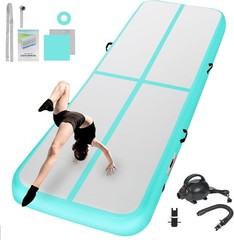 Inflatable Gymnatsics Mat Tumble Track 10ft with Air Pump for Home Use/Trainin