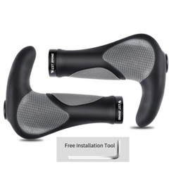 WEST BIKING Bike Grips Ergonomic Lock-on Bicycle Handlebar Bar Ends Plugs a Pair