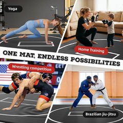 10 x 10 ft Wrestling Mat for home, Jiu Jitsu, BJJ, Wrestling Mats, Martial Arts