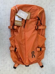 On Speed Pack 18L Lite Backpack Orange On Cloud Running Backpack NWT Desert Glow