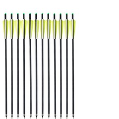 20 inch Crossbow Bolts Carbon Crossbow Arrows +/OR 100 Grain Hunting Broadheads