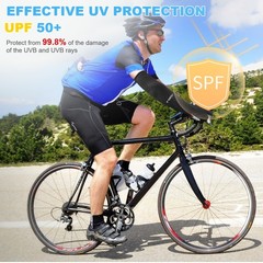 6pcs Summer Cooling Cycling Hiking Arm Sleeves UV Sun Protection Ice Silk Gloves