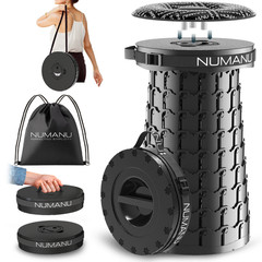 NUMANU 19.7&Prime; XXL Taller & Wider Collapsible Stool, Seat Cushion & Carry Bag