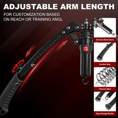 Twister Arm Exerciser Adjustable 22-440lbs 3 in 1 Hydraulic Power Chest Workout
