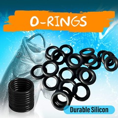 Reaction Tackle Wacky O-Rings (VARIOUS COLORS) fits most plastic worms 3&Prime; to 6&Prime;