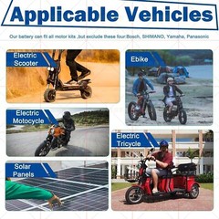 36V 48V 8AH/14AH/16AH/20AH Battery for 200W-1500W Ebike Electric Bicycle Bike