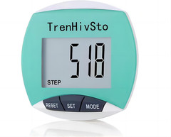 Pedometer for Walking Steps and Miles,Simple Step Counter Clip on Pedometer for