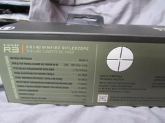 Bushnell R3 3-9x40mm Rimfire Riflescope w/ MULTI-X Reticle, Black #R3-3940S3