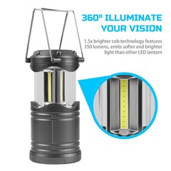 Portable Collapsible LED Lantern Set for Home, Outdoor & Emergency Use