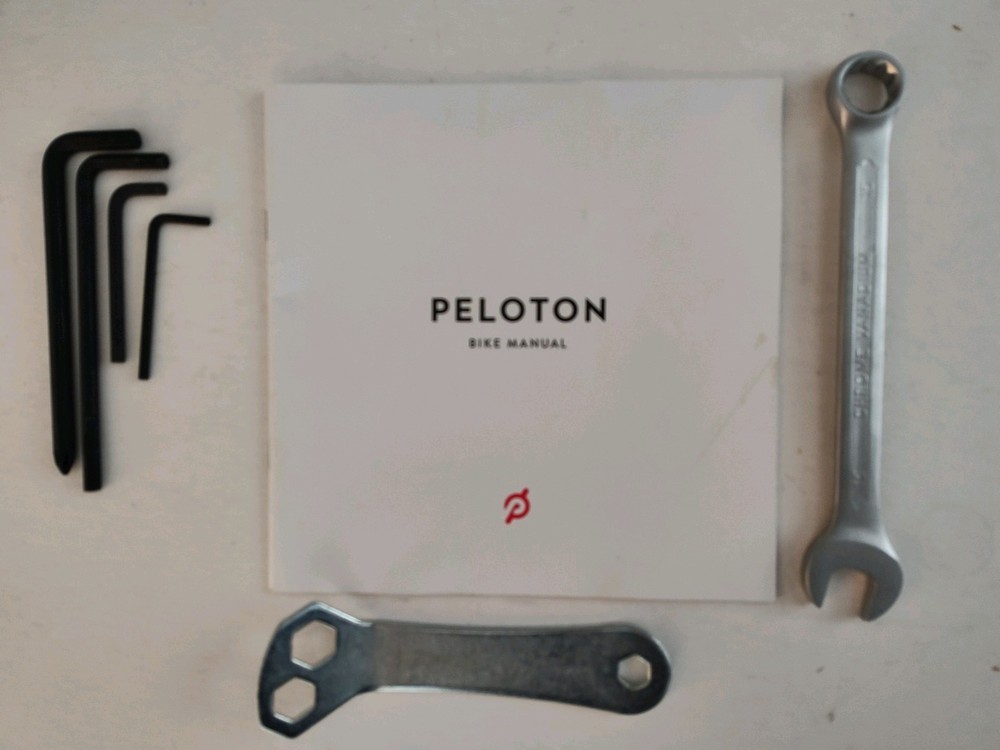 Peloton Bike Wrench Kit & user Manual OEM parts complete for PL-01 owners book