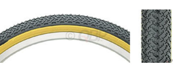 Pack of 2 Kenda Street K55 Tire 20 x 1.75 Clincher Wire Black/Tan 22tpi