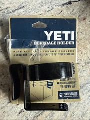 YETI Beverage Holder Black Powder Coated Stainless Steel Fit Yeti Tundra Coolers