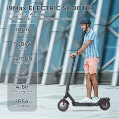 Iscooter Max i9 Electric Scooter Adult Foldable 500W Motor City Commute