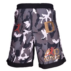 ARD CHAMPS™ Camo Pro MMA Fight Shorts Grey Camouflage UFC Cage Fight Grappling