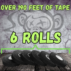 Stoned Ape Finger Tape | BJJ/MMA/Climbing | 6-pack | .5inx32ft | Xtreme Strength