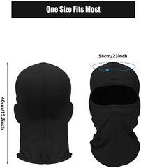 Balaclava Full Face Mask UV Protection Ski Sun Hood Tactical Masks for Men Women
