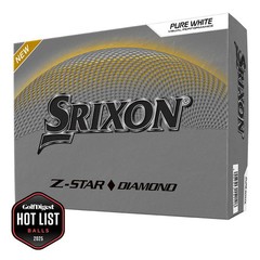 NEW! Srixon Z-Star Diamond Golf Ball – White, One Dozen