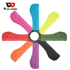 WEST BIKING Bicycle Handlebar Grips Ergonomic Lock-on Cycling Bike Grips Pink