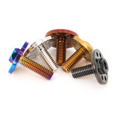 M6 Stainless Steel Flange Bolt For Motorcycle Fender Bumper Washer Refit Screw