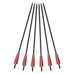12X Crossbow Bolts 20Inch Carbon Arrows Led Lighted Nocks Crossbow Hunting Shoot