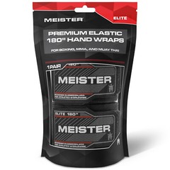 ELITE 180&Prime; HAND WRAPS BY MEISTER – PREMIUM Elastic MMA Boxing Hand Wraps Wrist