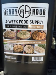 Ready Hour Emergency Food Supply Bucket 25-Year Shelf Life Made 20 #1 Sealed