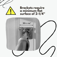 Brackets for Doorway Pull-up Bar – Chin-up Bar – Gymnastics bar