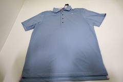 Greyson Golf Saranac Polo Mens Size Medium Wolf Blue/Shadow New INV13206466