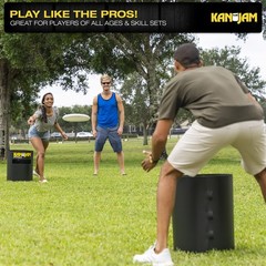 Kan Jam Original Disc Toss Game – Rookie, One Size, Black & Yellow