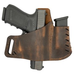 New Leather Gun Holster Tactical Handgun OWB Concealed Carry Pistol Waist Strap