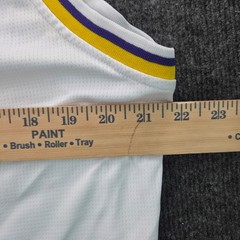 Unbranded Lakers Basketball Jersey Mens 4XL White Kobe Bryant 24 Athleisure Mesh