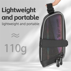 WEST BIKING Colorful Reflective Bike Bicycle Under Seat Saddle Tail Bag 1.8L
