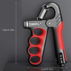 Adjustable Hand Grip Strengthener 5-100KG Hand and Forearm Trainer with Counter
