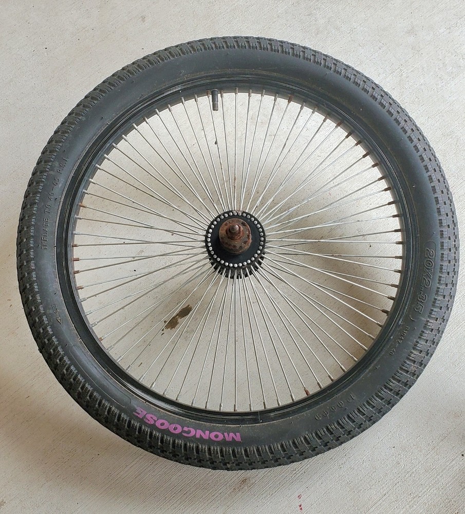 Mongoose BMX 20in X 2.35in Front And Rear Tires and Wheels