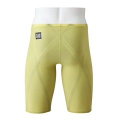 Mizuno GX SONIC ROYAL PW N2MBD001 Men&rsquo;s Racing Swimsuit Navy/Yellow NEW