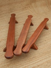 Shena Wooden Push-Up Bar – Traditional Indian Meel Fitness Equipment