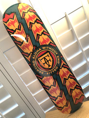 NEW FITTED HAWAII SKATEBOARD DECK Serving Aloha Without End 8.5&Prime; Serialized 0031