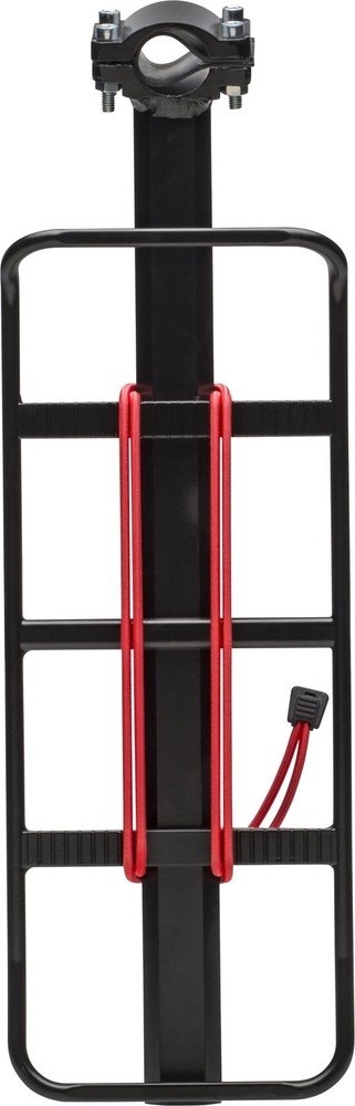 45 lbs. Capacity Lighted Rear Bike Rack, 18 Inches